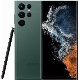 Смартфон Samsung Galaxy S22 Ultra 5G, 12.128 Гб, Dual SIM (nano SIM+eSIM), зеленый